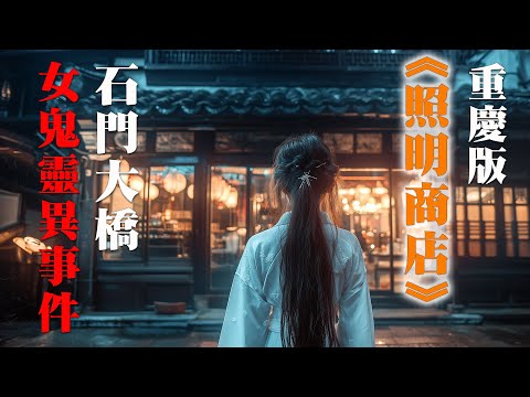 【鬼故 香港粵語恐怖 】重慶版《照明商店》｜ 石門大橋女鬼｜女鬼Call Uber鬼故事｜真人真事｜廣東話