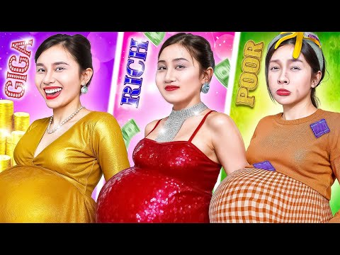 الحامل الغنية ضد الفقيرة ضد الثرية في المستشفى! من هي أفضل النساء الحوامل؟