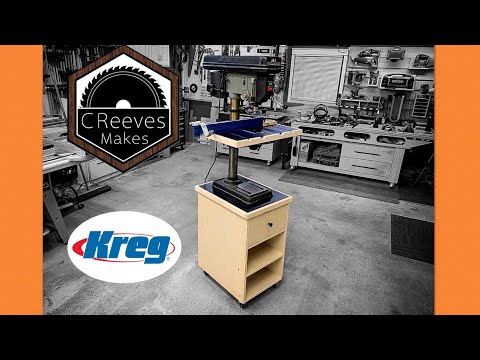 CReeves Makes Drill Press Cabinet and Table ep030