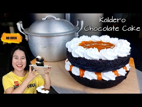 Kaldero Ang Sagot Sa Walang Oven Na Mahilig Sa Chocolate Cake! Gawin Na Ito Sa Bahay Para Masaya!