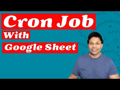 Learn to easily create cron jobs with google sheet for FREE - Code With Mark