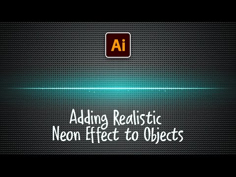 Realistic Neon Light Effect Illustrator | Adobe Illustrator Tutorial