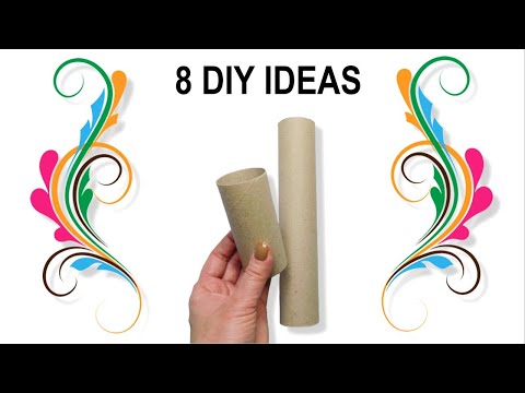 It's Amazing! Reuse Crafts from Paper Rolls ♻️ Easy DIY Wall Decor Ideas 🪴Handmade Tutorials for You