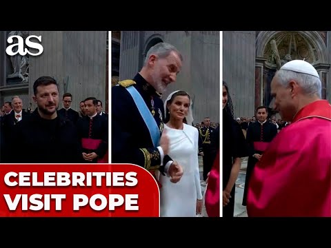 ALL CELEBRITIES AND LEADERS WHO VISITED POPE LEO XIV AT THE INAUGURAL MASS