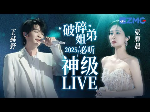 【 王赫野 x 张碧晨 】“破碎”姐弟2025必听神级LIVE现场！谁懂他俩一年一首爆款EMO神曲的含金量！路过的蚂蚁听完都得哭~#天赐的声音6 #张碧晨 #王赫野 主题特辑 20251001
