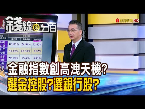 《金融指數創高洩天機? 選金控股?選銀行股?》【錢線百分百】20251216-7│非凡財經新聞│