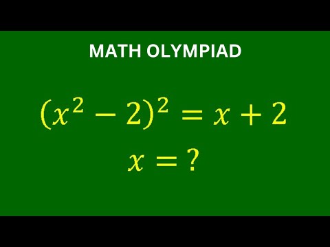 A Very Nice Math Olympiad Problem | Can You Solve for x? | Algebra