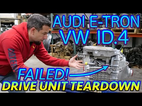 BROKEN EV ALREADY? 2023 Audi E-Tron / Volkswagen ID.4 Drive Motor Unit FULL TEARDOWN!