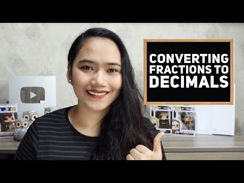 Converting Fractions to Decimals - Math FUNdamentals - Civil Service & #UPCAT Review