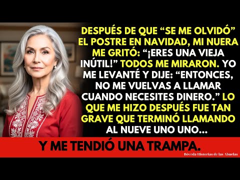 Mi Nuera Me Dijo: “Eres la Mujer Más Inútil” en la Cena de Navidad… Así Que Le Respondí