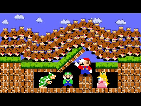 Mario Created Bunker to Survive from Goombas in Super Mario Bros.| ADN Game