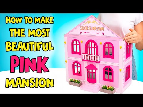 DIY Pink Dollhouse! 💖 Dreamy Cardboard Room Makeover & Cute Decor