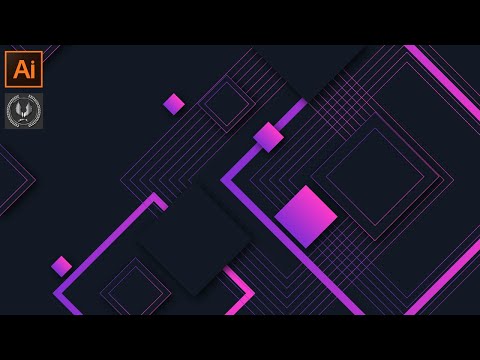Adobe Illustrator CC Tutorials - How to Make an Abstract Background Design