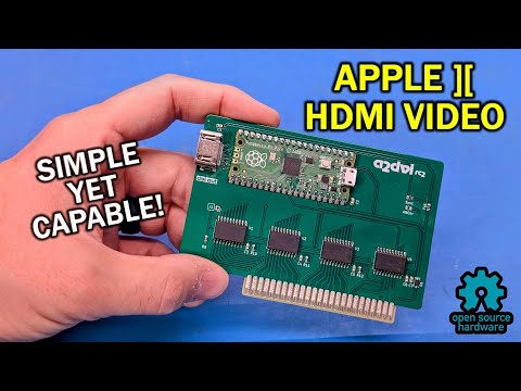 HDMI video from your Apple II with this cheap and simple project (A2DVI)