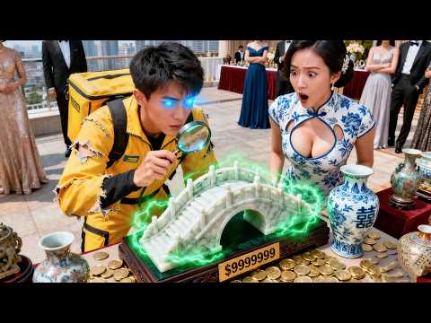 眾人嘲笑外賣員花光積蓄買破石頭！卻沒想到那是價值萬億的神石，一夜暴富震碎全場，眾人紛紛求饒！#短劇 #drama #反轉