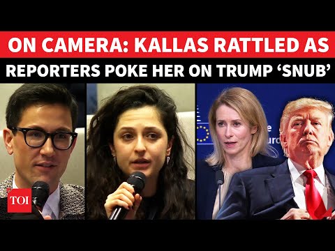 EU’s Kallas Red-faced Amid Grilling Over Trump’s Ukraine Peace Snub: ‘Isn’t This Deja Vu?’ | FULL