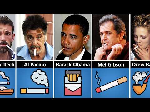 Famous People Who Smoke Cigarettes | Celebrity Smokers Revealed