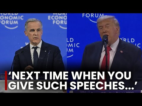Donald Trump Dares Canada's Carney After Viral Speech At World Economic Forum 2026