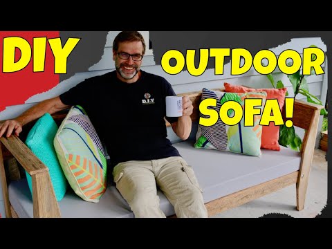 How to Build an Outdoor Sofa. Comfy, Cheap and the Easiest to Build!