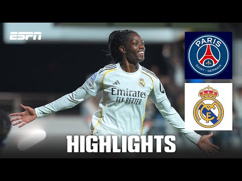 Real Madrid WIN AWAY against PSG💥 | UEFA Women's Champions League Highlights