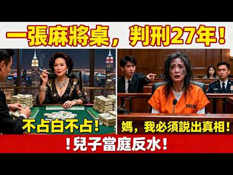 中國「大姐大」在紐約用死人帳戶狂騙$780萬，高喊「不占白不占！」華裔探員一腳踹開大門，一張麻將桌竟讓她被判27年，兒子當庭反水！