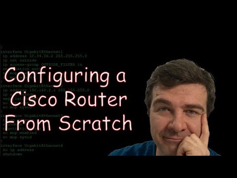 How to configure cisco router for the first time (CCNA Level) with DHCP on the ISP side.