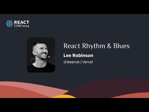React Rhythm & Blues | Lee Robinson