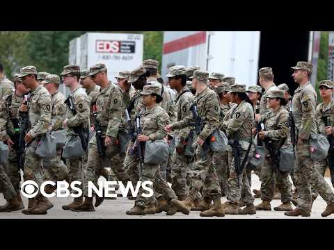 Hundreds of Texas National Guard troops arrive in Chicago as judge temporarily blocks deployment