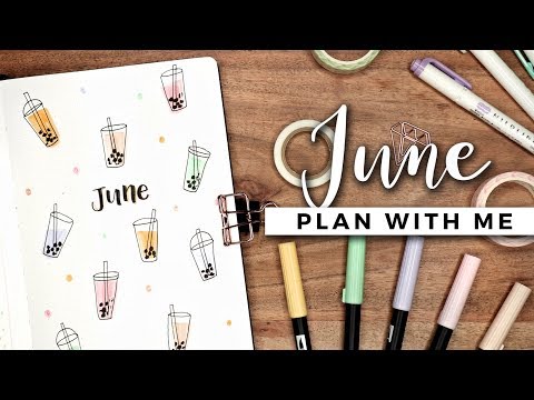 PLAN WITH ME | June 2019 Bullet Journal Setup