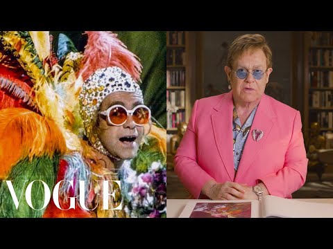 Elton John Breaks Down 14 Looks From 1968 to Now | Life in Looks | Vogue