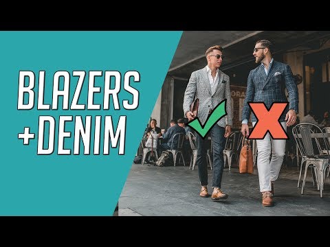 How to Wear a Blazer With Jeans CORRECTLY || Gent's Lounge 2019
