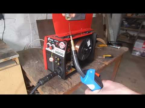 I bought a semiautomatic welding machine EDON MIG 308. Welding with a semiautomatic machine, setu...