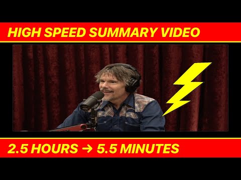 i watched the new Joe Rogan x Ethan Hawke episode (Acting craft, Childhood, Presence & discipline)