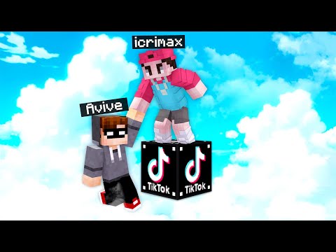 ÜBERLEBEN auf 1 TIKTOK LUCKY BLOCK in MINECRAFT! (mit iCrimax)