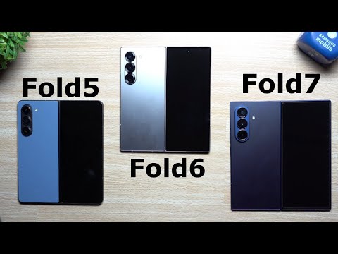 Samsung Galaxy Z Fold5 Vs Fold6 Vs Fold7 - The Evolution Over The Years