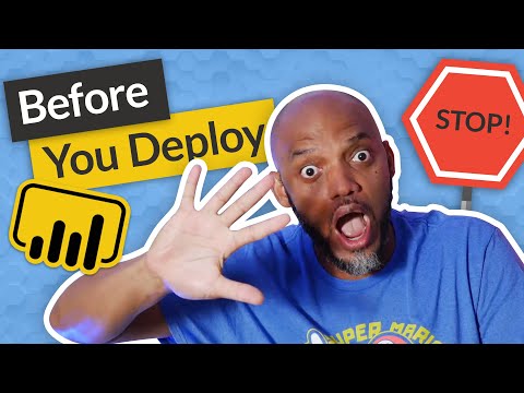 STOP publishing your Power BI report until you do these 5 things!