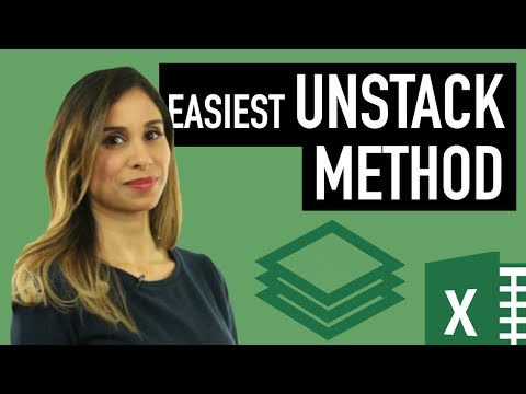 Quick Excel Trick to Unstack Data from one Column to Multiple Columns