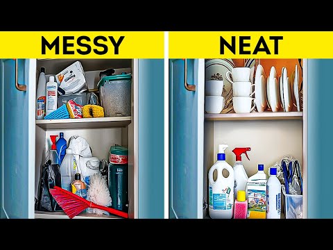 Small Space-Saving Organization in 5 Minutes: DIY Kitchen Organization Ideas