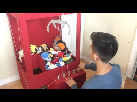 DIY Cardboard Claw Machine