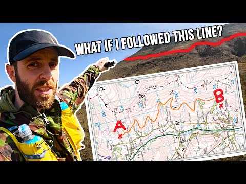 Can I cross a mountain range without leaving 420m above sea level?