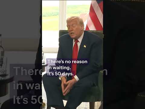 🕒 Trump Slashes Deadline—Russia Faces Total Trade Cutoff If War Continues