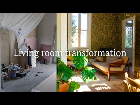 Our cozy living room transformation | Renovating in France #1