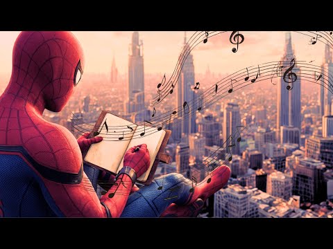 SPIDER-MAN SUNSET 🌇 Calm Ambience to Relieve Anxiety & Study (Safe Space Loop)