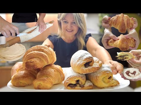 CROISSANTS AND FLUFFED SACCOTTINI 🥐Simplified method 🥐WITHOUT EGGS