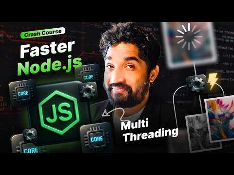 Node.js Can Do Multi-Threading | Build an Image Processor | Complete Guide in Hindi | Day 69/100