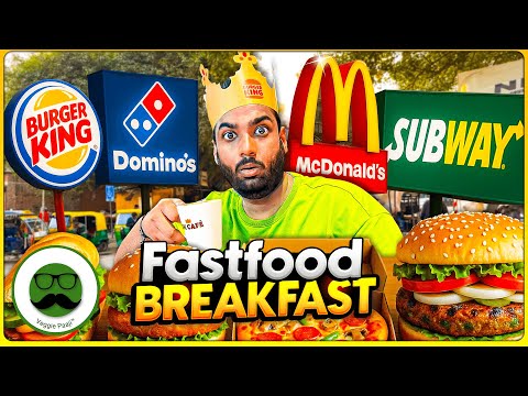 Eating Breakfast at Fast Food Brands | Honest Review | Mc Donald Breakfast | Veggie Paaji