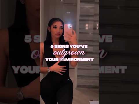 when you've outgrown your environment #selfimprovement #itgirl #mindset