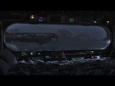 A Storm Rages Outside Your Window | Rain Sounds For Sleeping | Take Shelter In Your Spaceship |