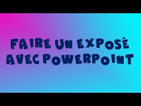 Making a presentation with PowerPoint