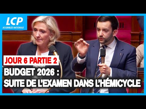 Budget 2026 : examen du projet de loi de finances dans l'hémicycle - Jour 6 - Partie 2 - 20/11/2025